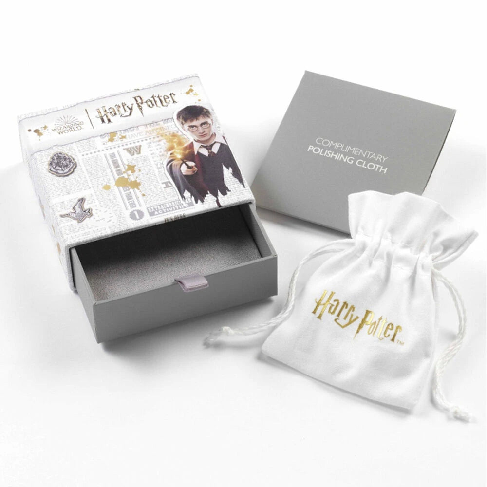 Harry Potter blixtnedslag & glasögon sterling silver guldpläterade örhängen