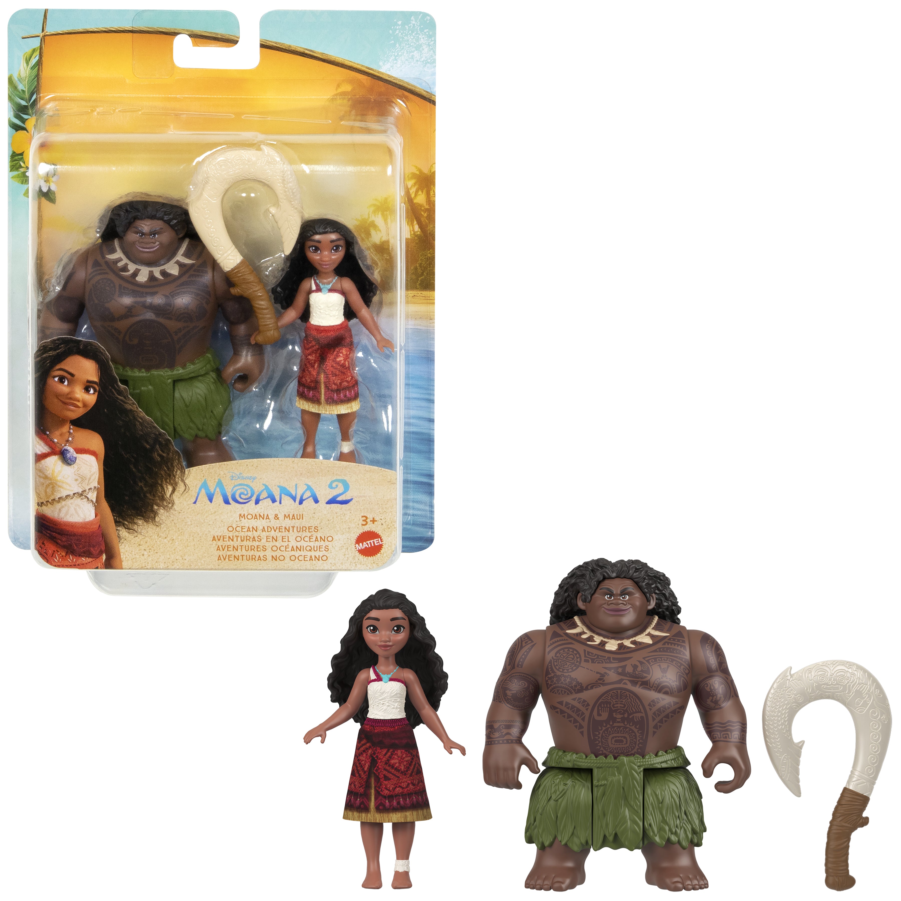 Disney Vaiana 2: Vaiana & Maui Havsäventyrsset - Små Dockor