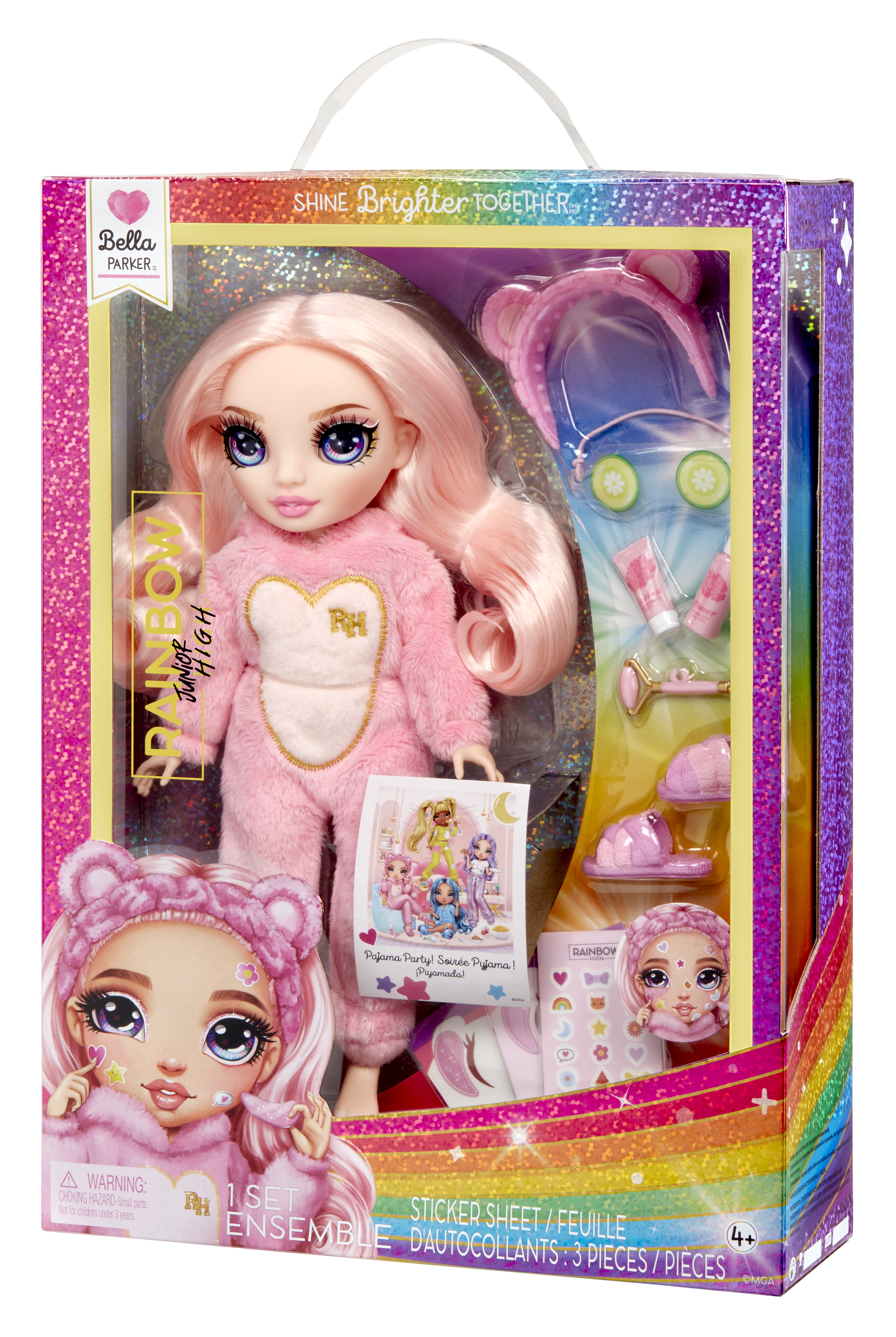 Rainbow High Pyjama Party Bella Docka 22cm