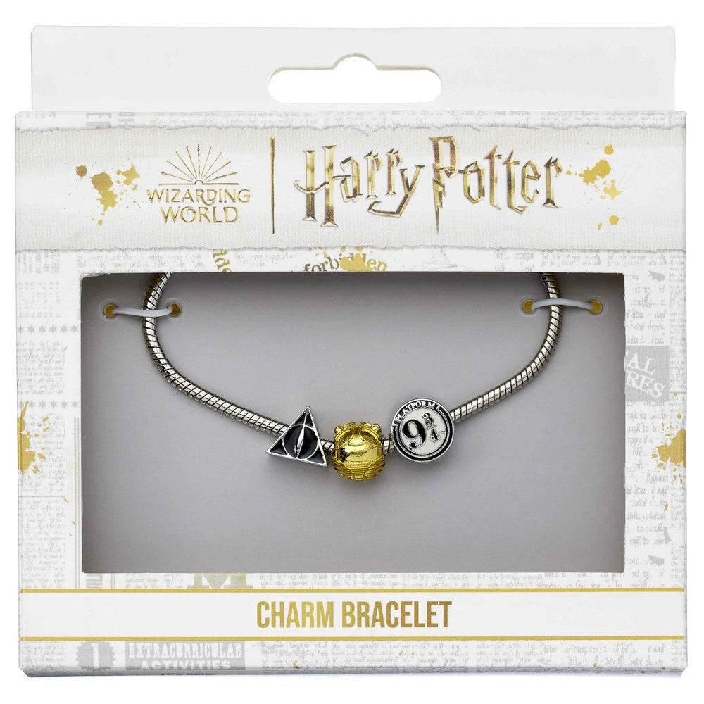 Harry Potter silver charm armband