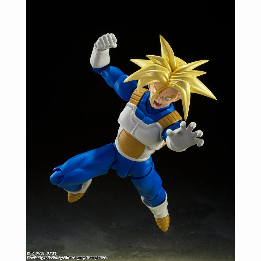 Dragon Ball Z Super Saiyan Trunks Oändlig Latent Superkraft S.H. Figuarts figur 14 cm