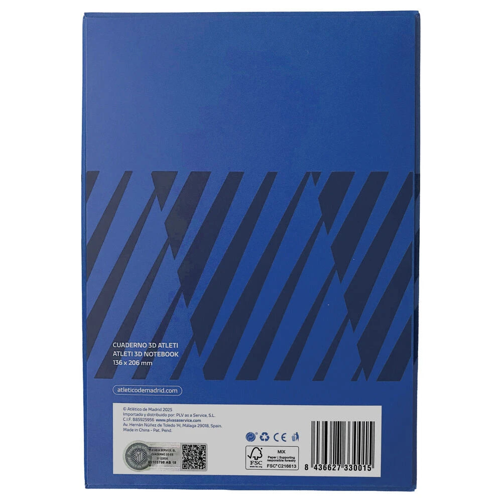 Atlético de Madrid A6 Anteckningsblock
