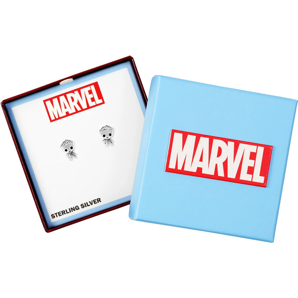 Marvel Guardians of the Galaxy Groot örhängen i sterling silver