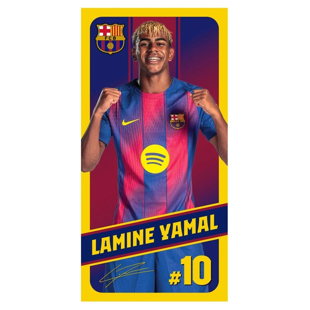 F.C Barcelona Lamine Yamal microfiber strandhandduk