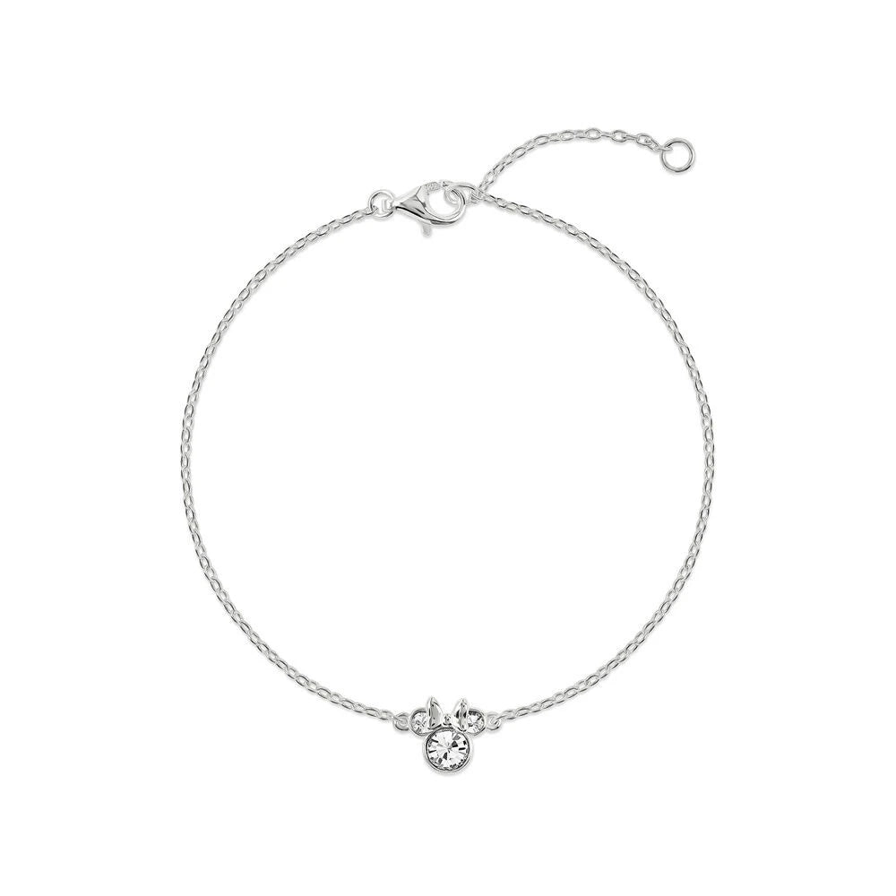 Disney Minnie April sterling silver armband