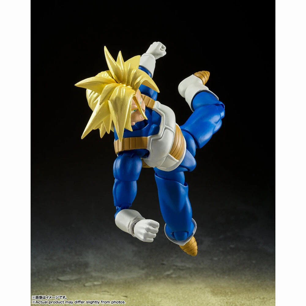 Dragon Ball Z Super Saiyan Trunks Oändlig Latent Superkraft S.H. Figuarts figur 14 cm