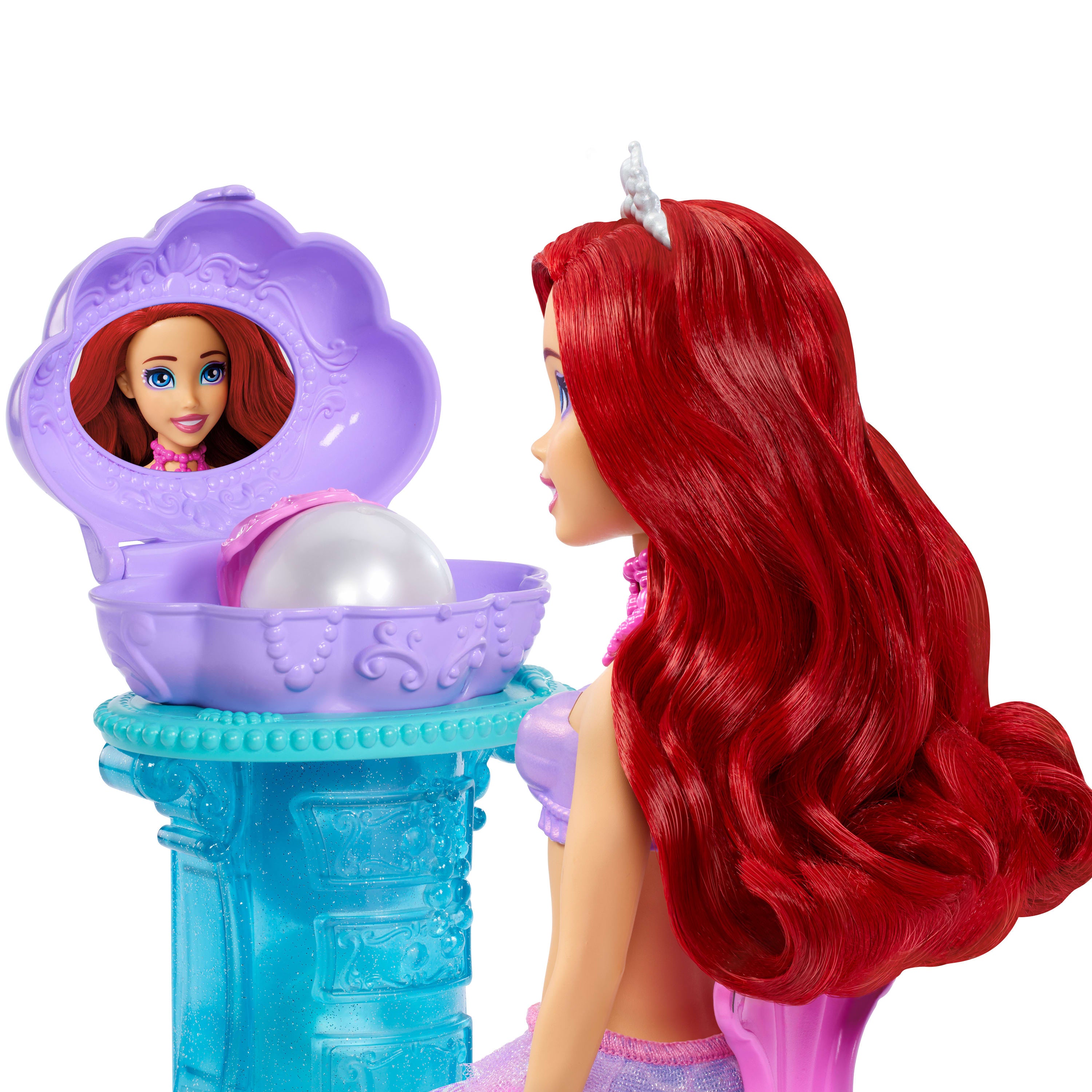 Disney Princess Vanity Pop Ariel-docka med tillbehör