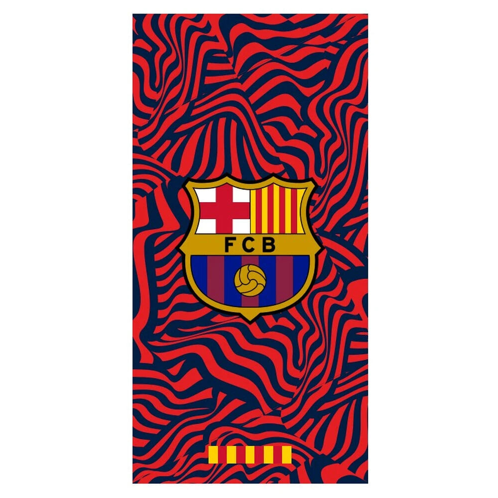 F.C Barcelona mikrofiber strandhandduk