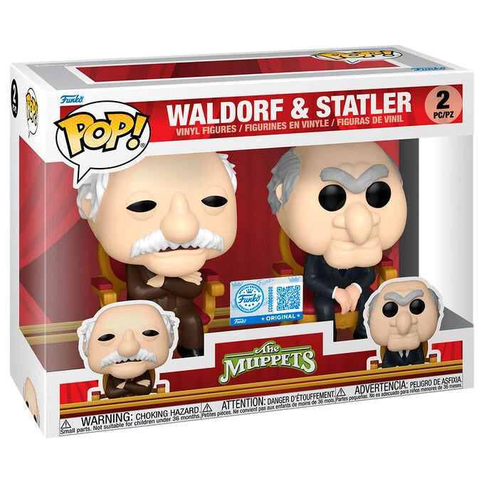 POP pack 2 figurer The Muppets Waldorf och Statler Exklusiv