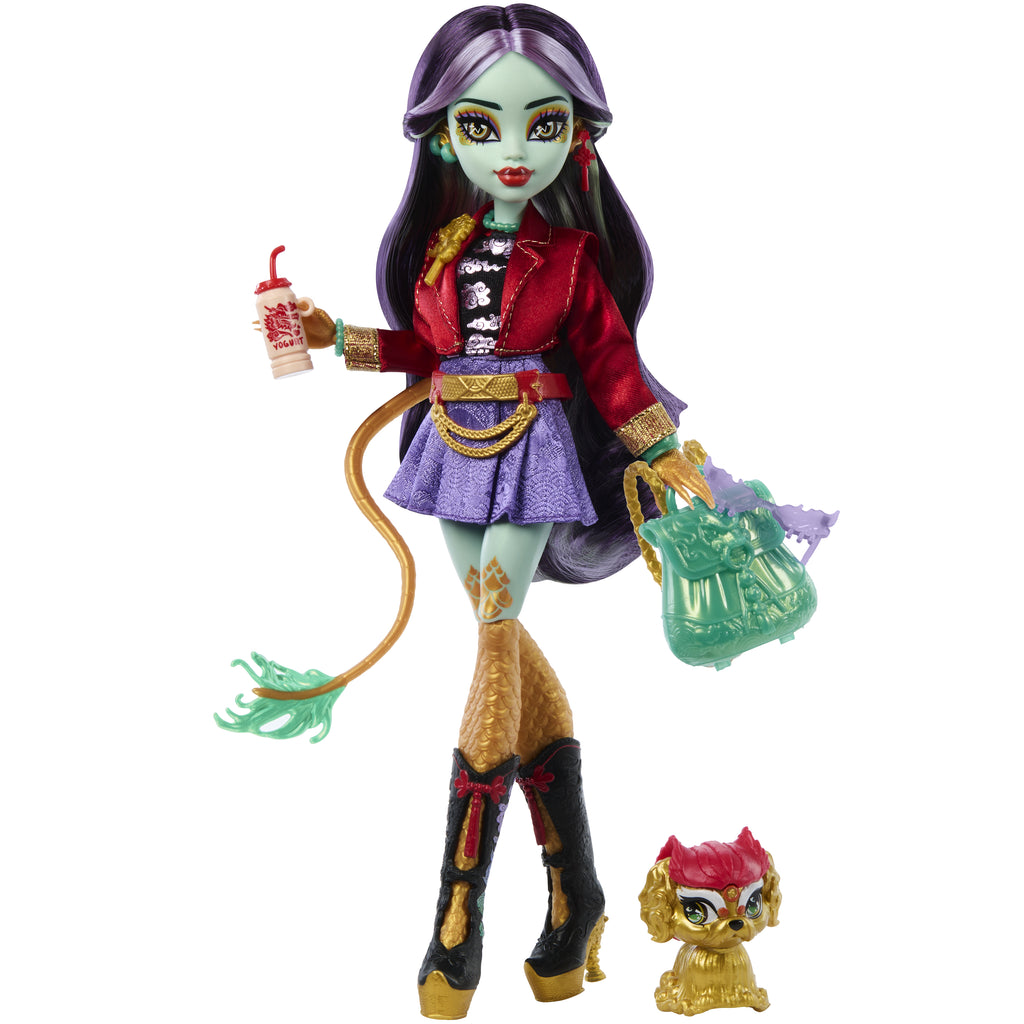 Monster High Jinafire Long-Docka med Tillbehör