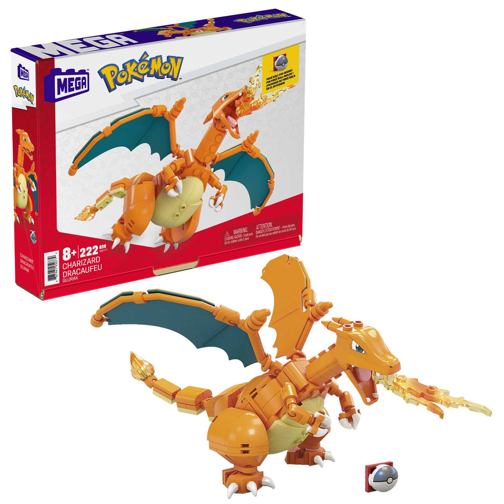 MEGA Pokémon GWY77 Byggleksak - Charizard Byggsats