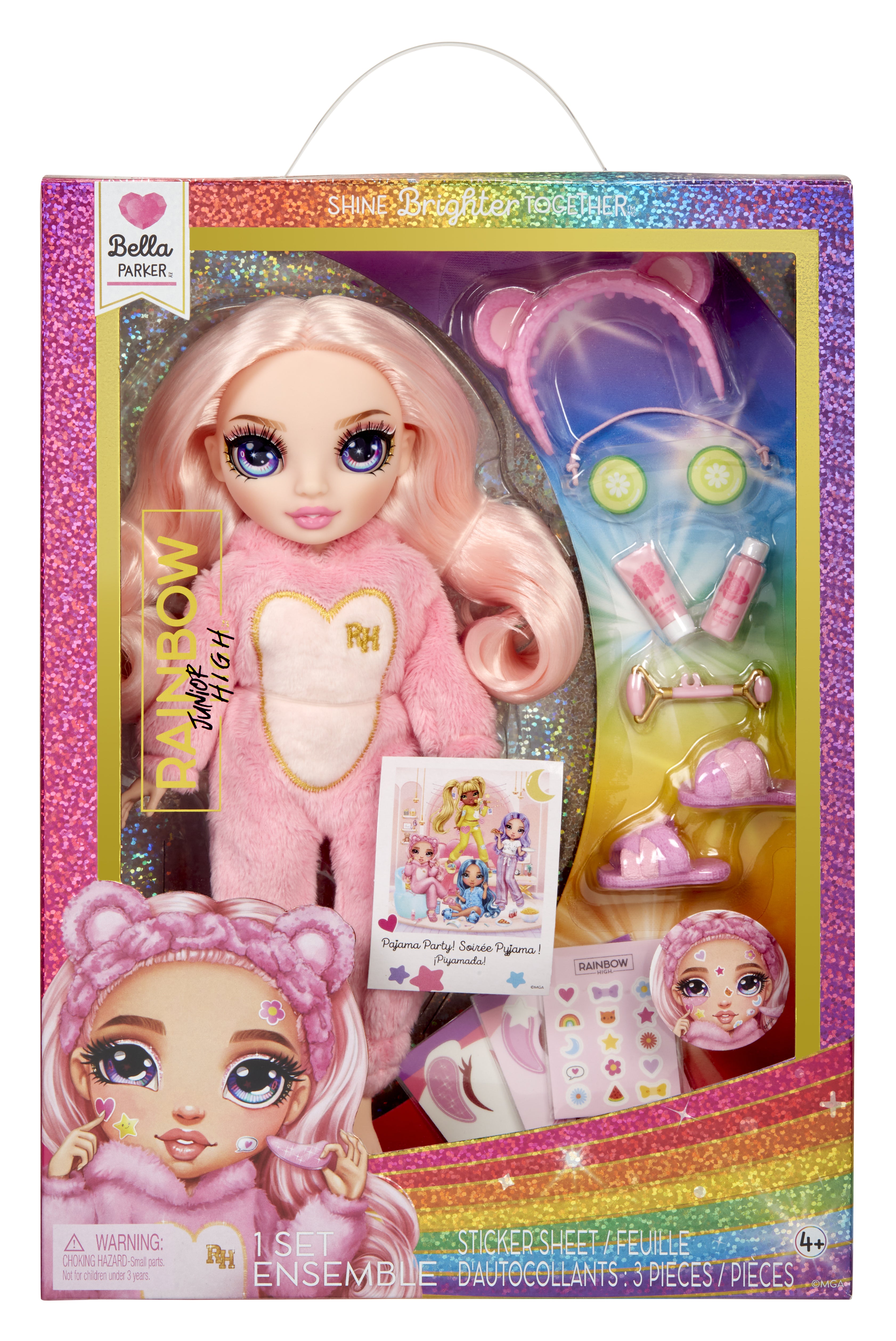 Rainbow High Pyjama Party Bella Docka 22cm