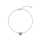 Disney Minnie Februari sterling silver armband