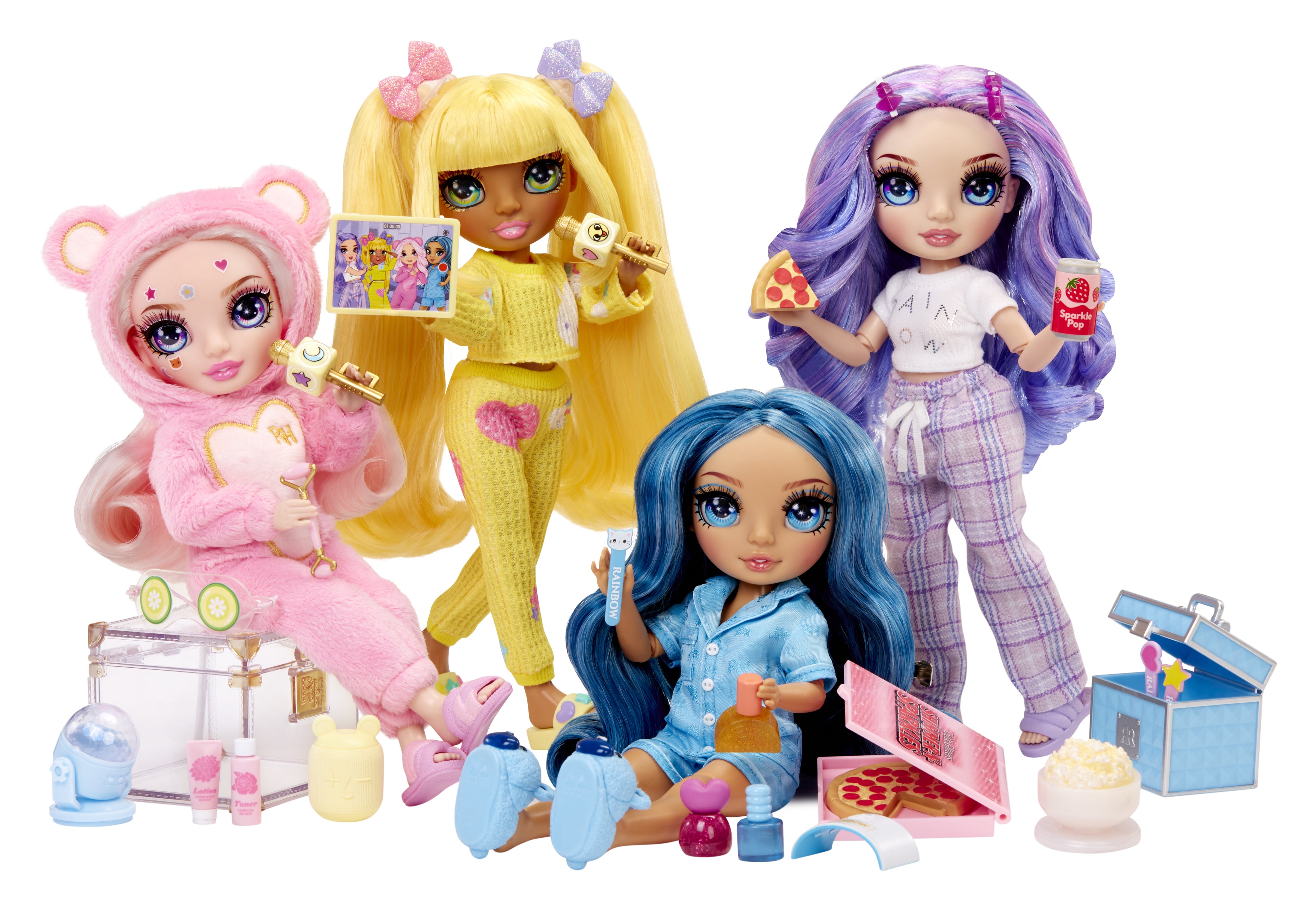 Rainbow High Pyjama Party Bella Docka 22cm