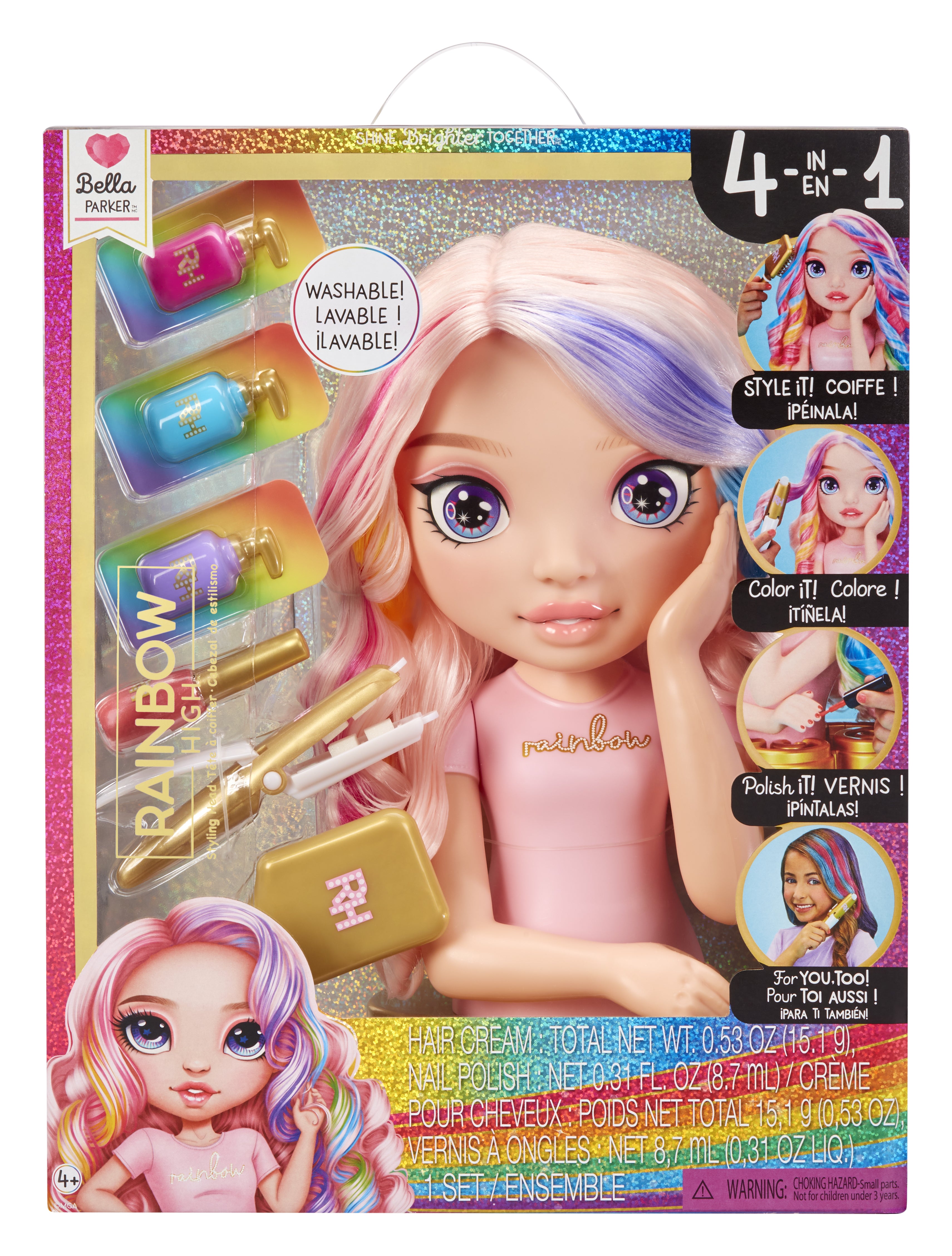Rainbow High Bella Parker Styling Head Set