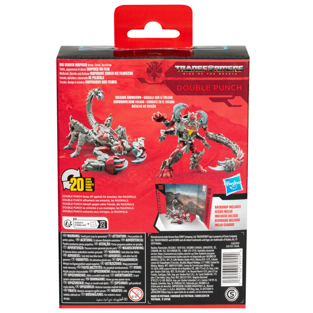 Transformers Rise of the Beats Studio Series Double Punch Figur 11cm