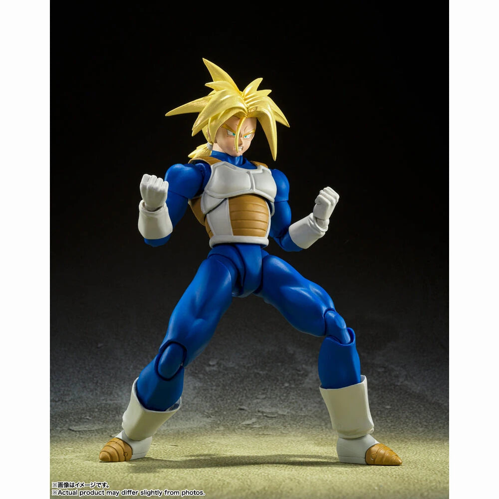 Dragon Ball Z Super Saiyan Trunks Oändlig Latent Superkraft S.H. Figuarts figur 14 cm