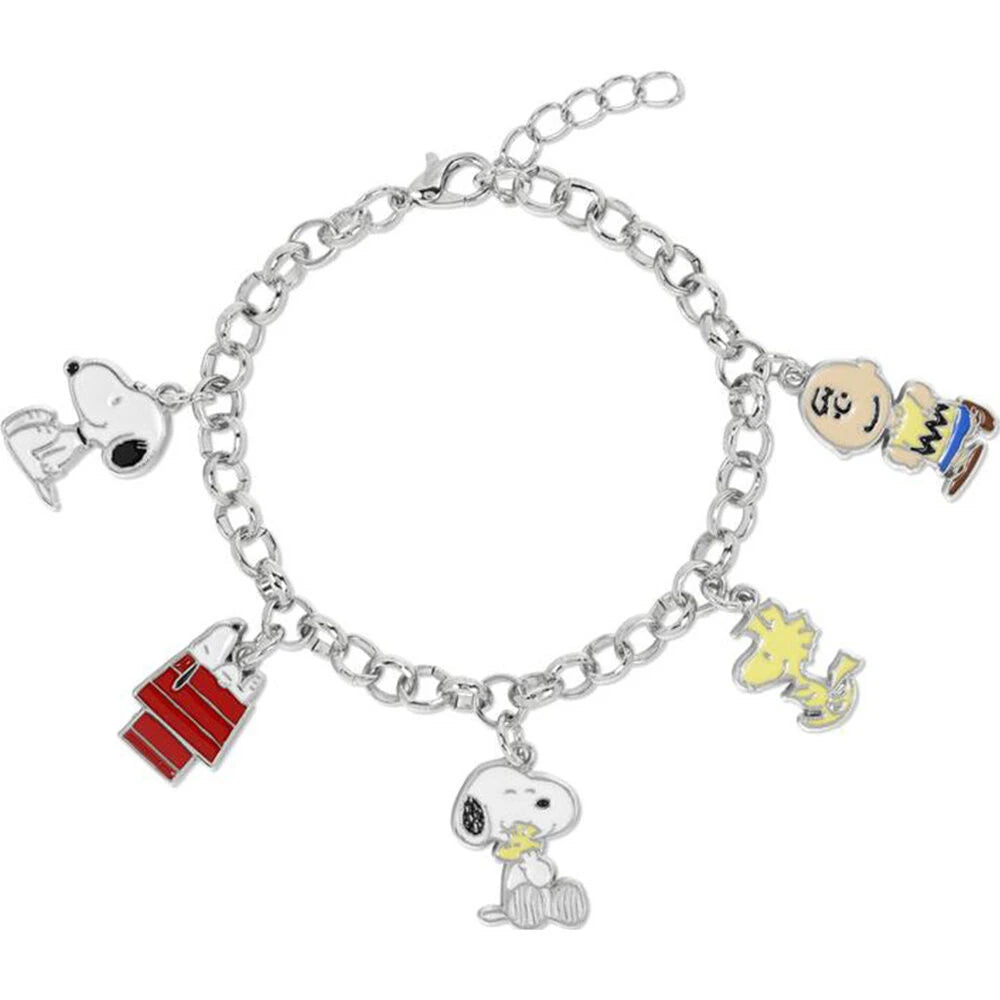 Armband Peanuts Snoopy med berlocker
