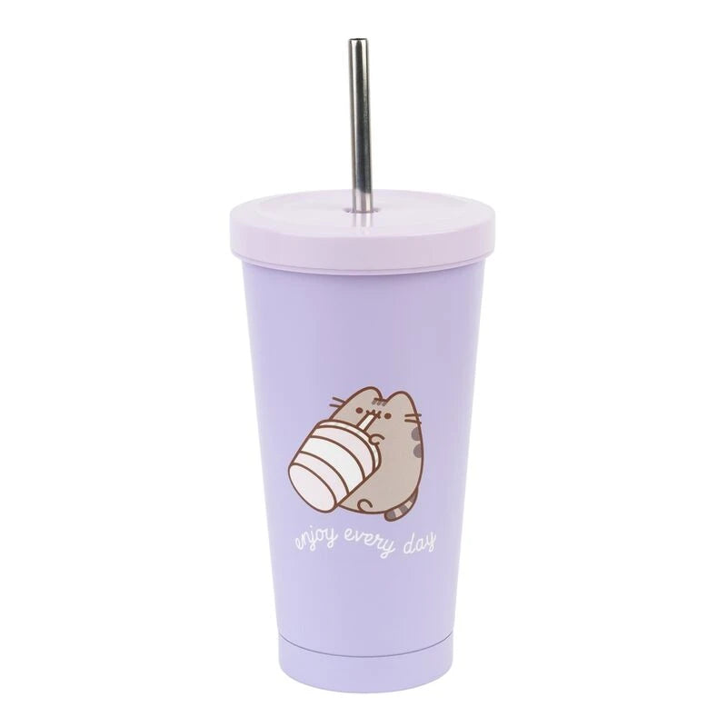 Pusheen Moments sugrörsbehållare 550ml