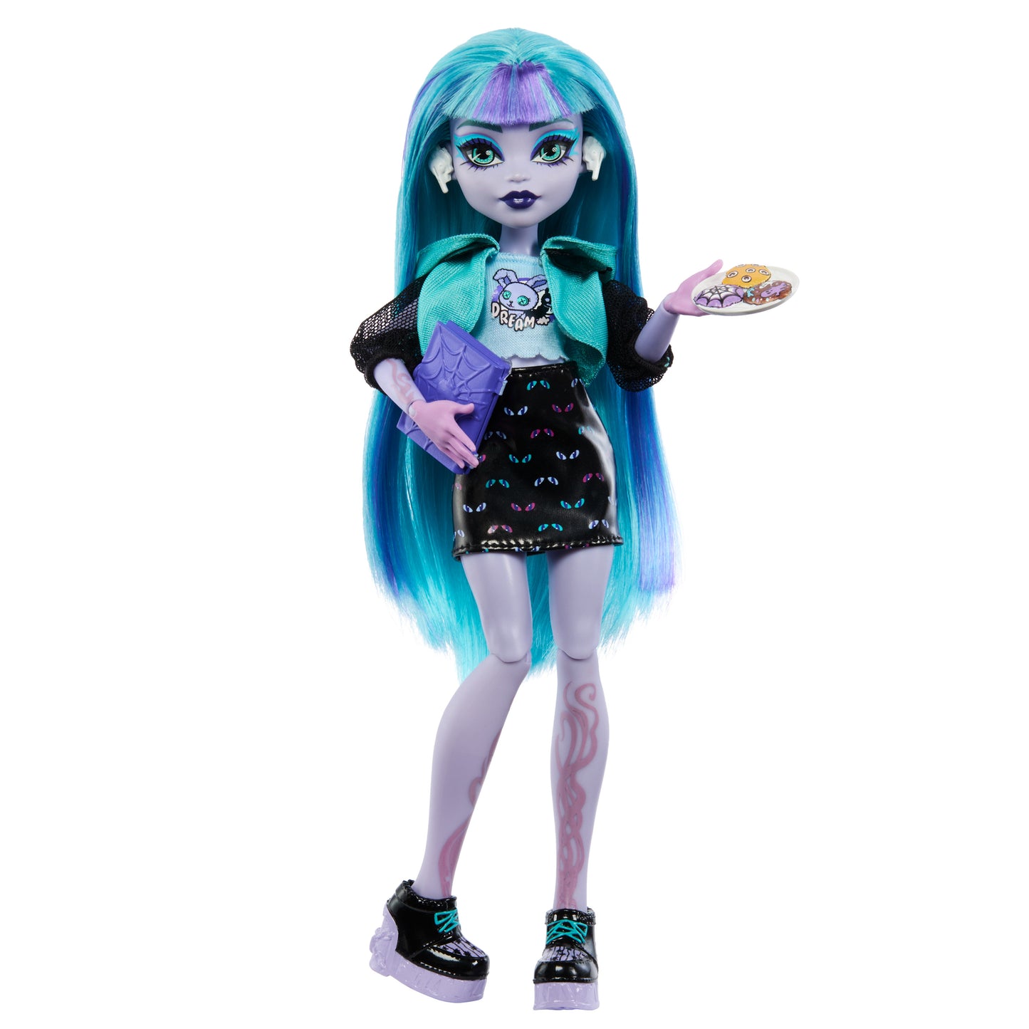 Monster High Skullmate Secrets Neon Frights Twyla Docka 25cm