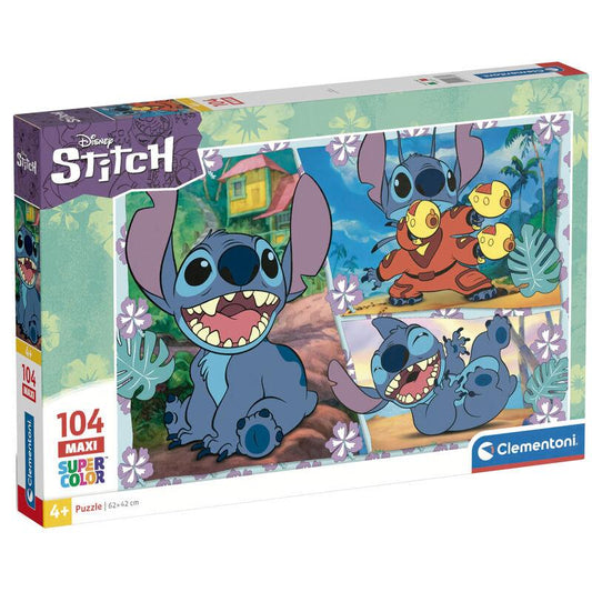 Disney Stitch maxi Pussel 104pcs