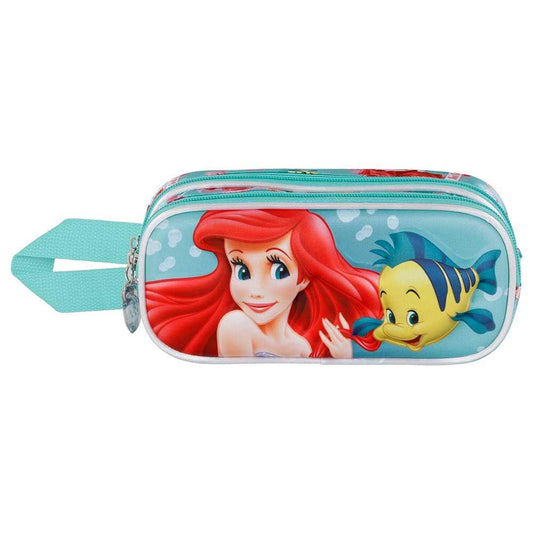Disney The Little Mermaid Ariel Sea 3D Dubbelt Pennfodral