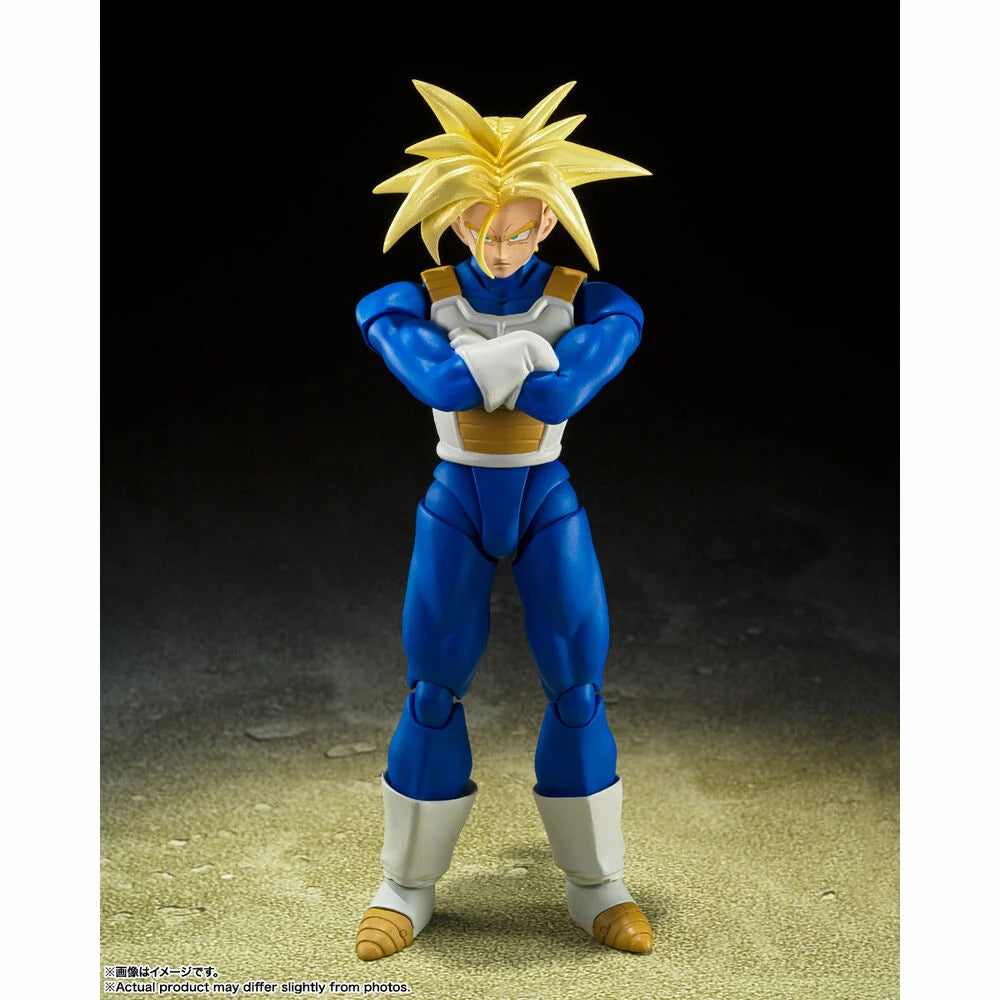 Dragon Ball Z Super Saiyan Trunks Oändlig Latent Superkraft S.H. Figuarts figur 14 cm