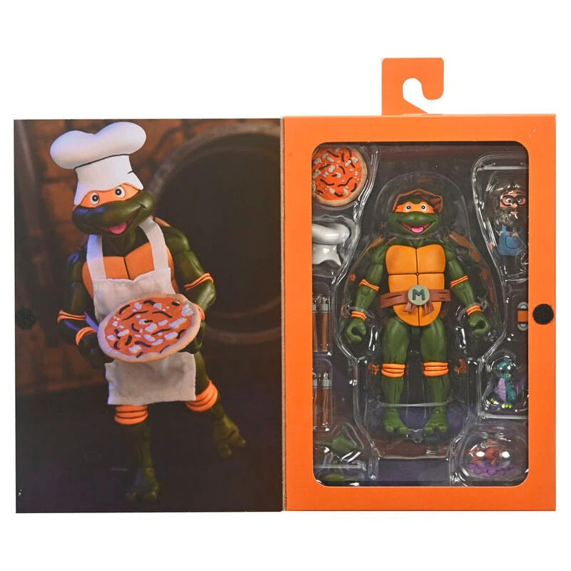Teenage Mutant Ninja Turtles Tecknad Filmen Ultimate Michelangelo VHS-figur 18cm
