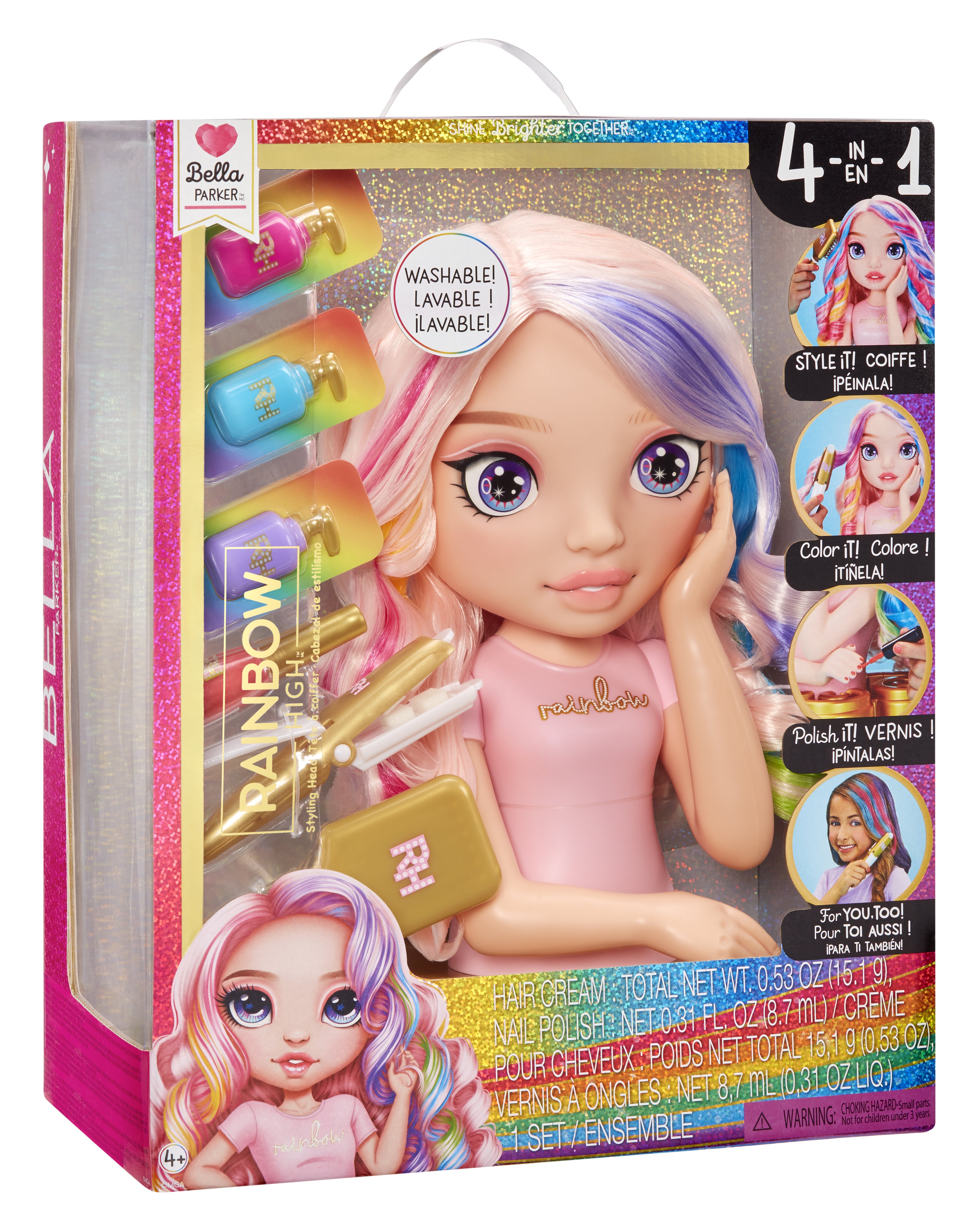 Rainbow High Bella Parker Styling Head Set