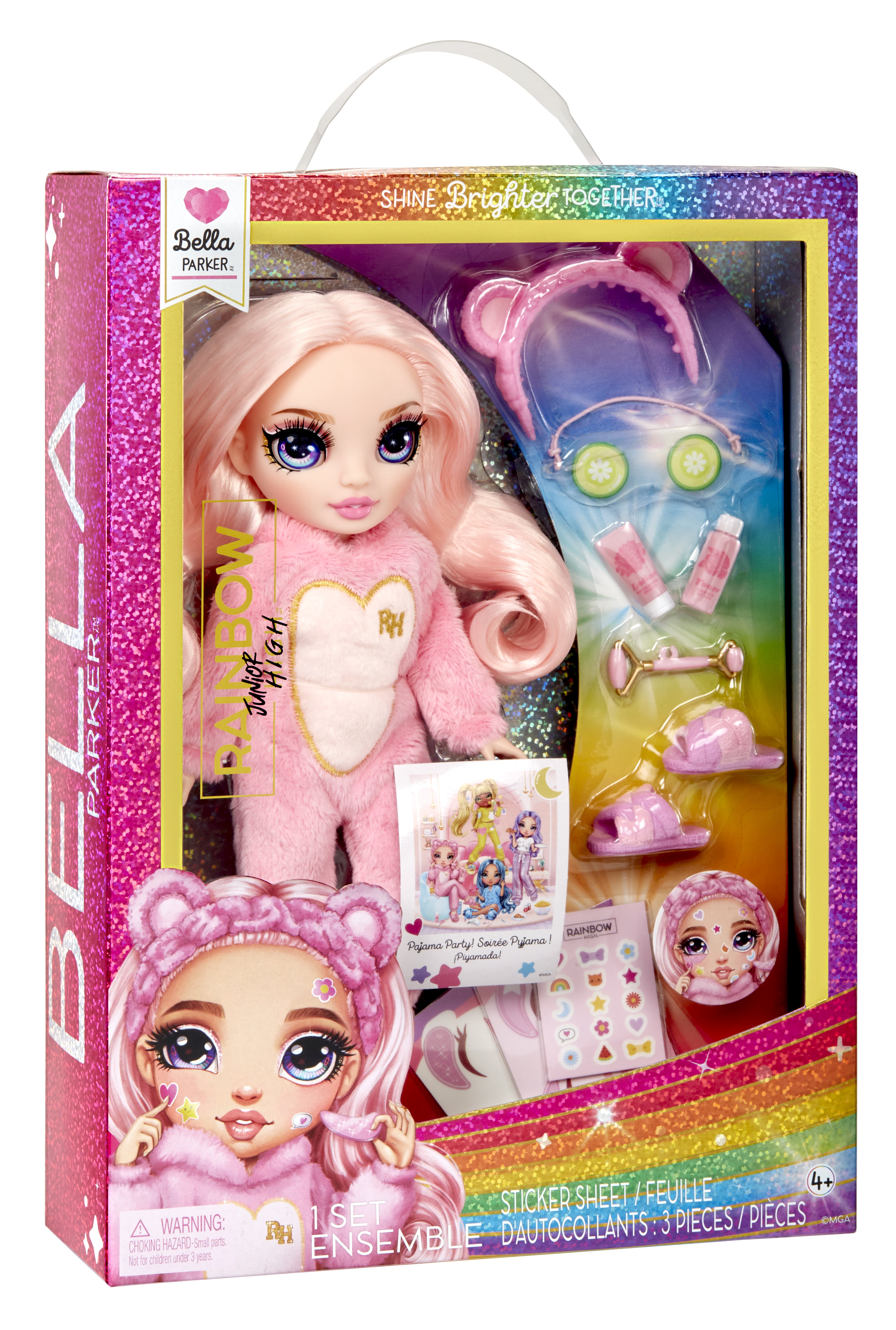 Rainbow High Pyjama Party Bella Docka 22cm