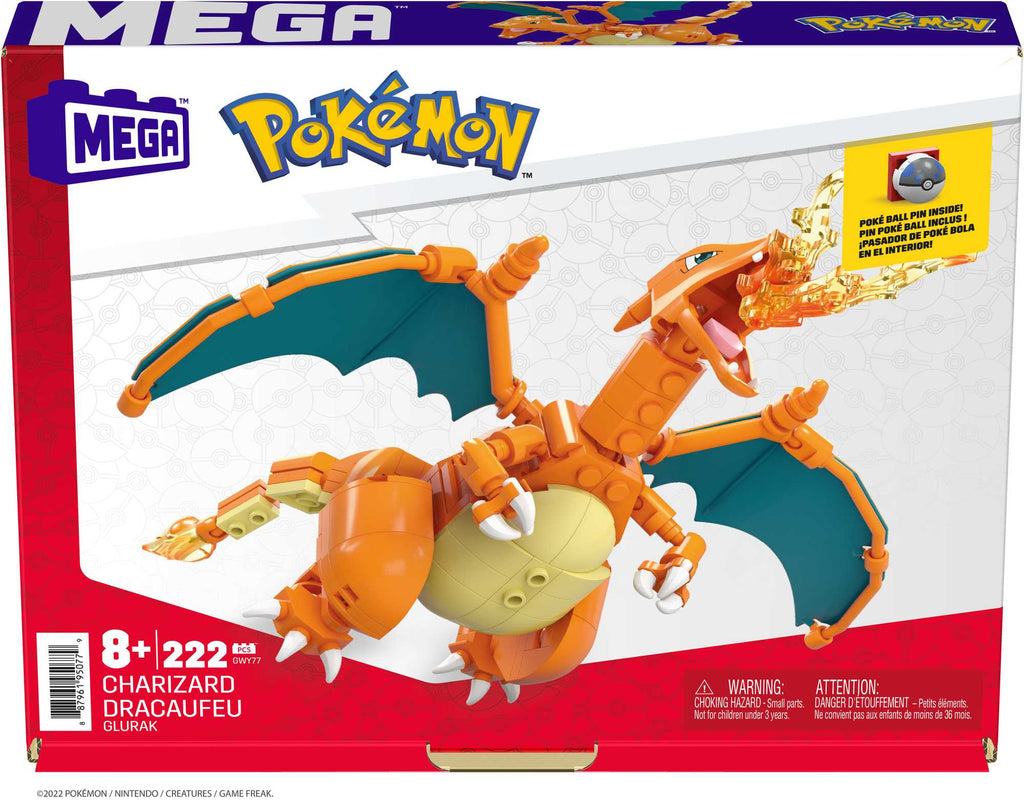 MEGA Pokémon GWY77 Byggleksak - Charizard Byggsats