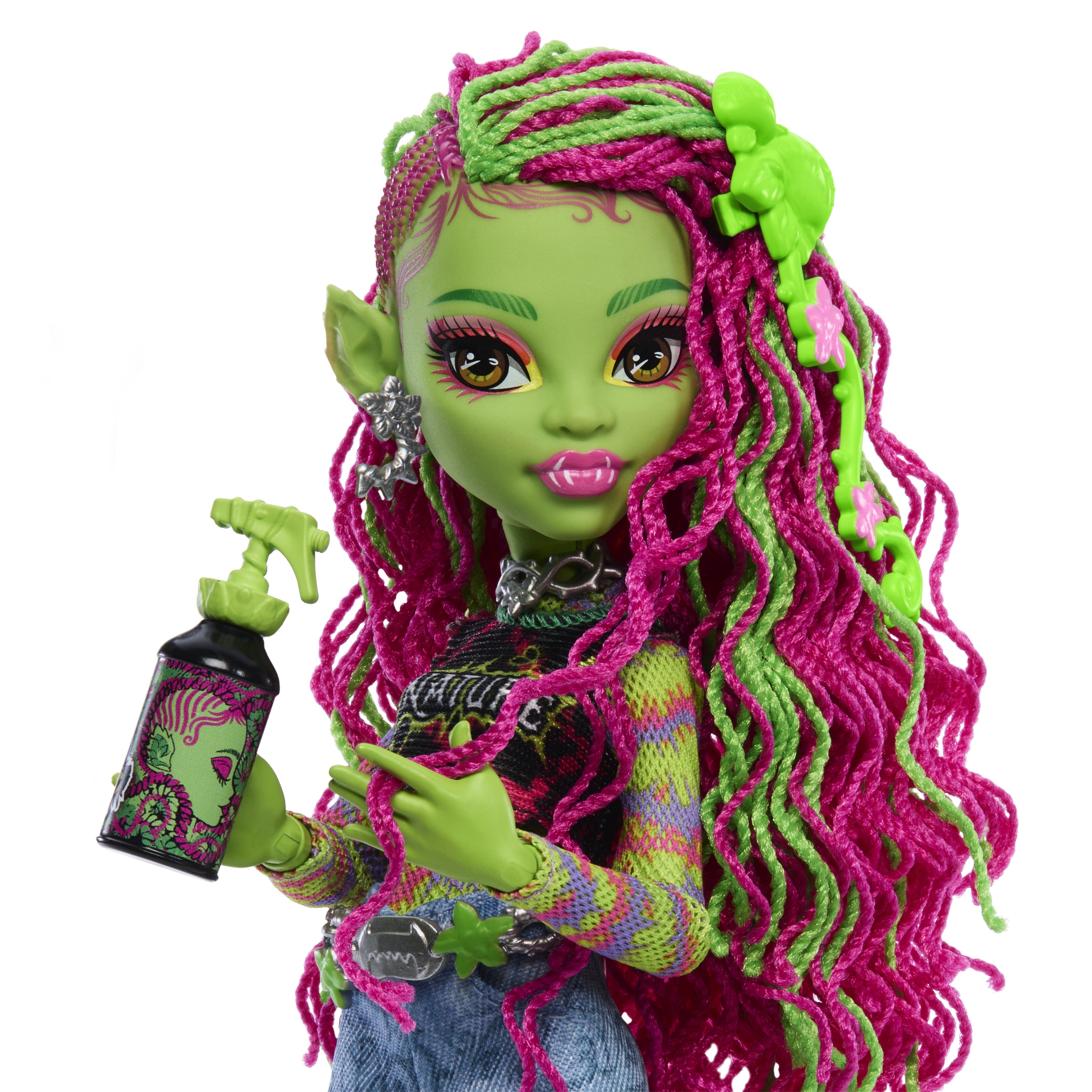 Monster High Venus McFlytrap Docka med Chewlian