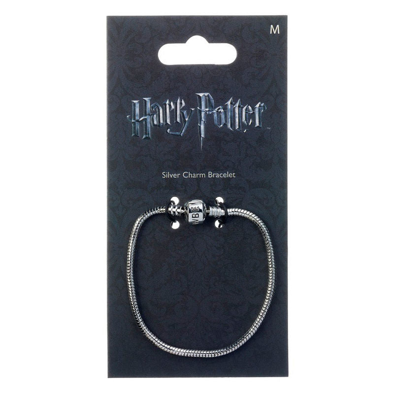 Harry Potter Silver Charm Bracelet - Storlek 18 CM