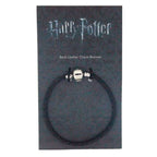 Harry Potter svart läder charmarmband Storlek 18 CM