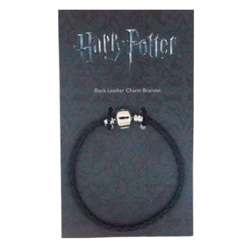 Harry Potter svart läder charmarmband 19 CM