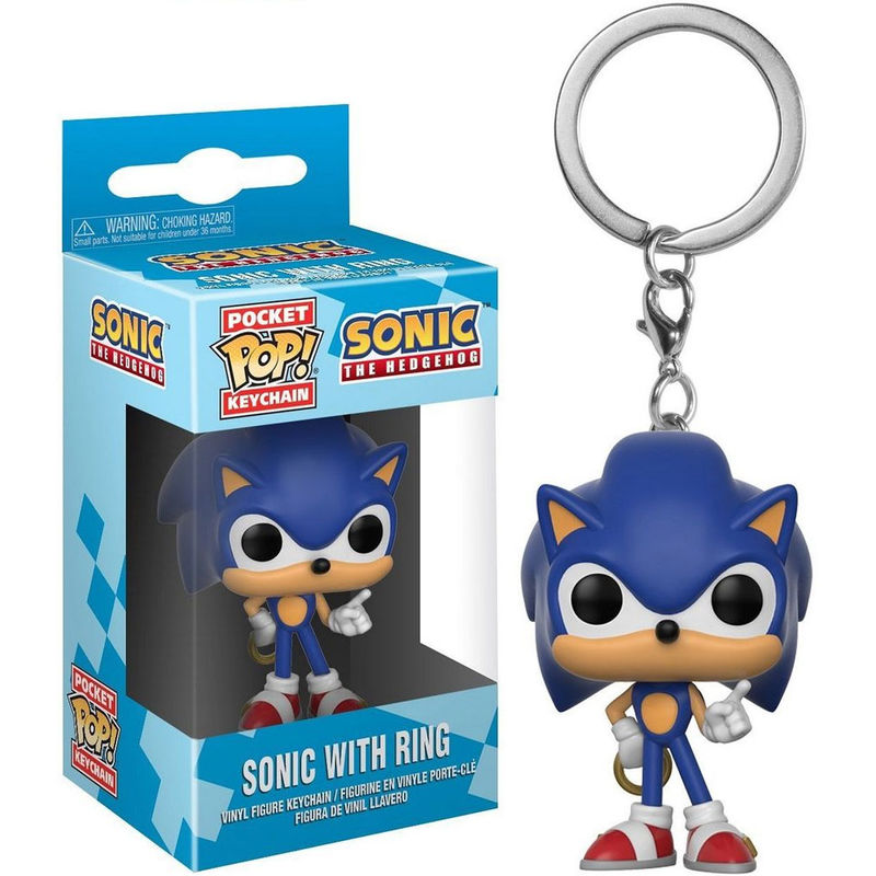 Pocket POP Nyckelring Sonic med Ring