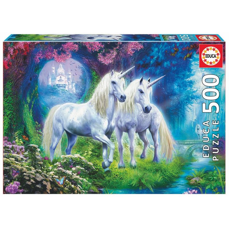 Unicorns In The Forest Pussel 500 Bitar