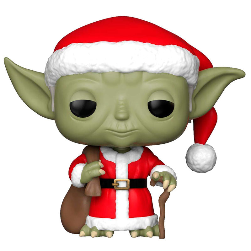 Funko POP Star Wars Holiday Santa Yoda Figur