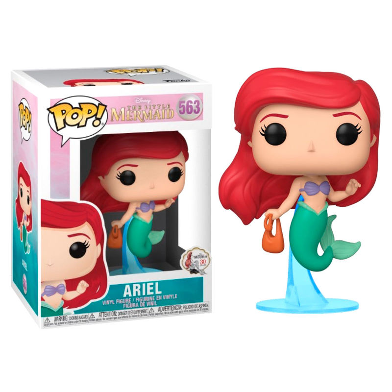 POP Figur Disney Den Lilla Havsfrun Ariel med Väska