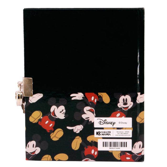 Disney Mickey Sann dagbok med nyckel