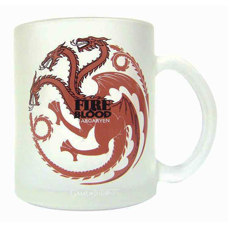 Game of Thrones Targaryen Transparent Glas Mug