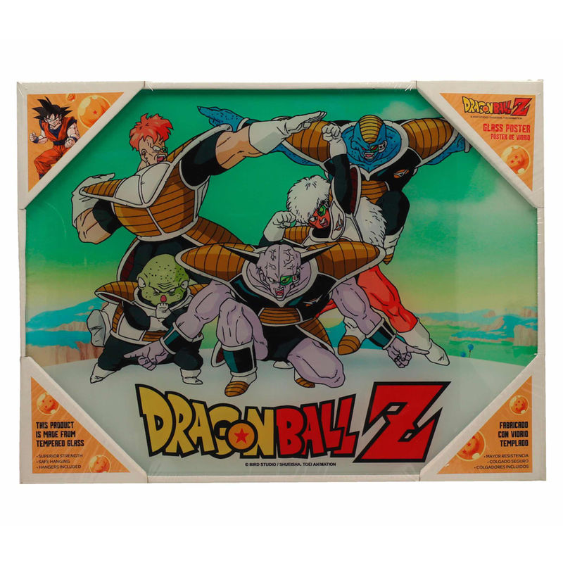 Dragon Ball Special Forces Glasposter 40x30cm