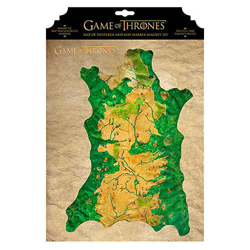 Game of Thrones Westeros Magnetisk Karta
