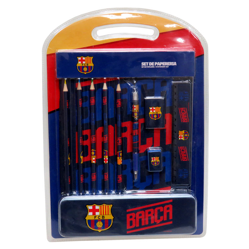 FC Barcelona skrivset + fodral