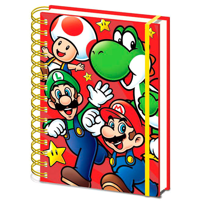 Nintendo Super Mario Bros A5 Blocknot