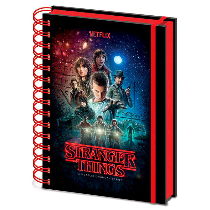 Stranger Things Poster A5 Anteckningsblock
