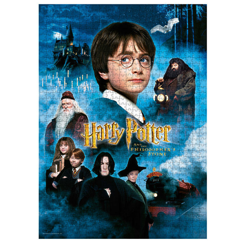Harry Potter Sorcerers Stone Film Affisch Pussel 1000 bitar