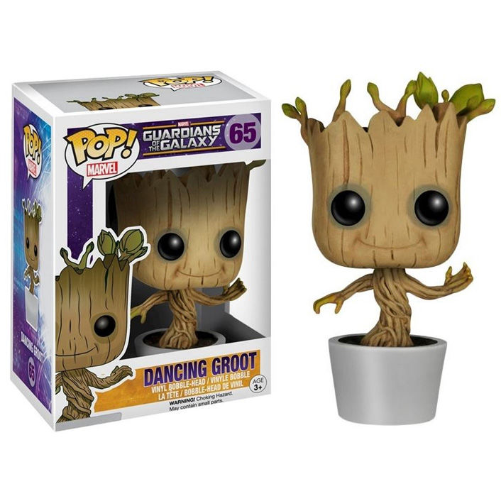 Size: 9cm. Dancing Groot Pop! Vinyl