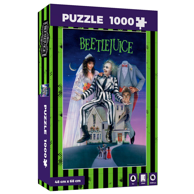 Beetlejuice Movie Poster Pussel 1000 Bitar