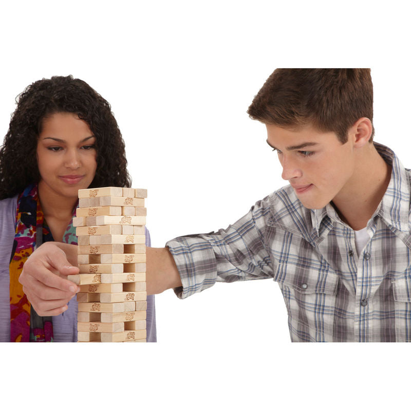 Hasbro Gaming Jenga Finmotorik - Klassiskt Spelet med Träklossar